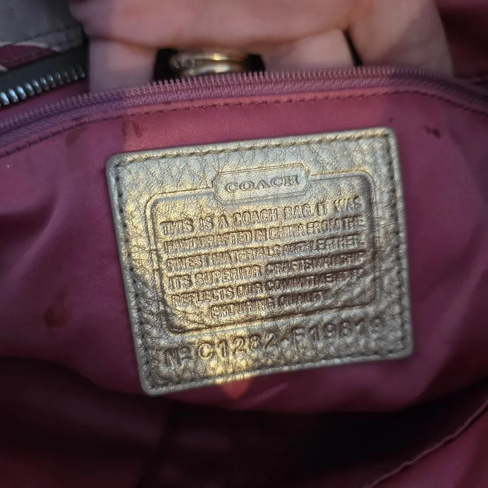 Coach Signature Gallery Scarf Print Tote 19819